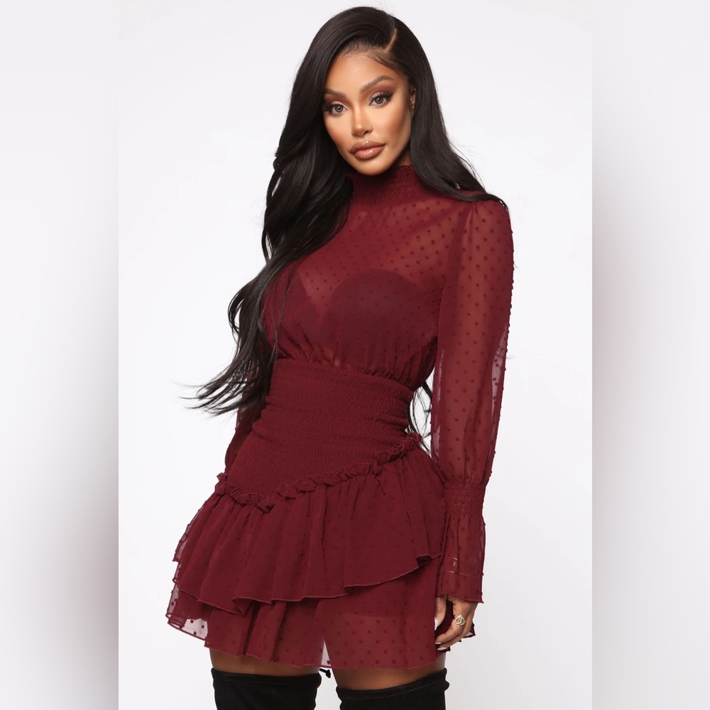 Fashion Nova Women’s Sweet Like Me Mini Dress Size L